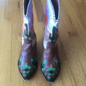 Jeffrey Campbell Succulent Western Boots 7